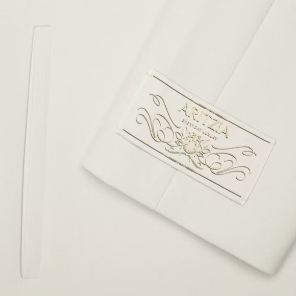 NWT Aritzia The Slouch Coat - (Re)ssential Matte Pearl - Picture 12 of 12